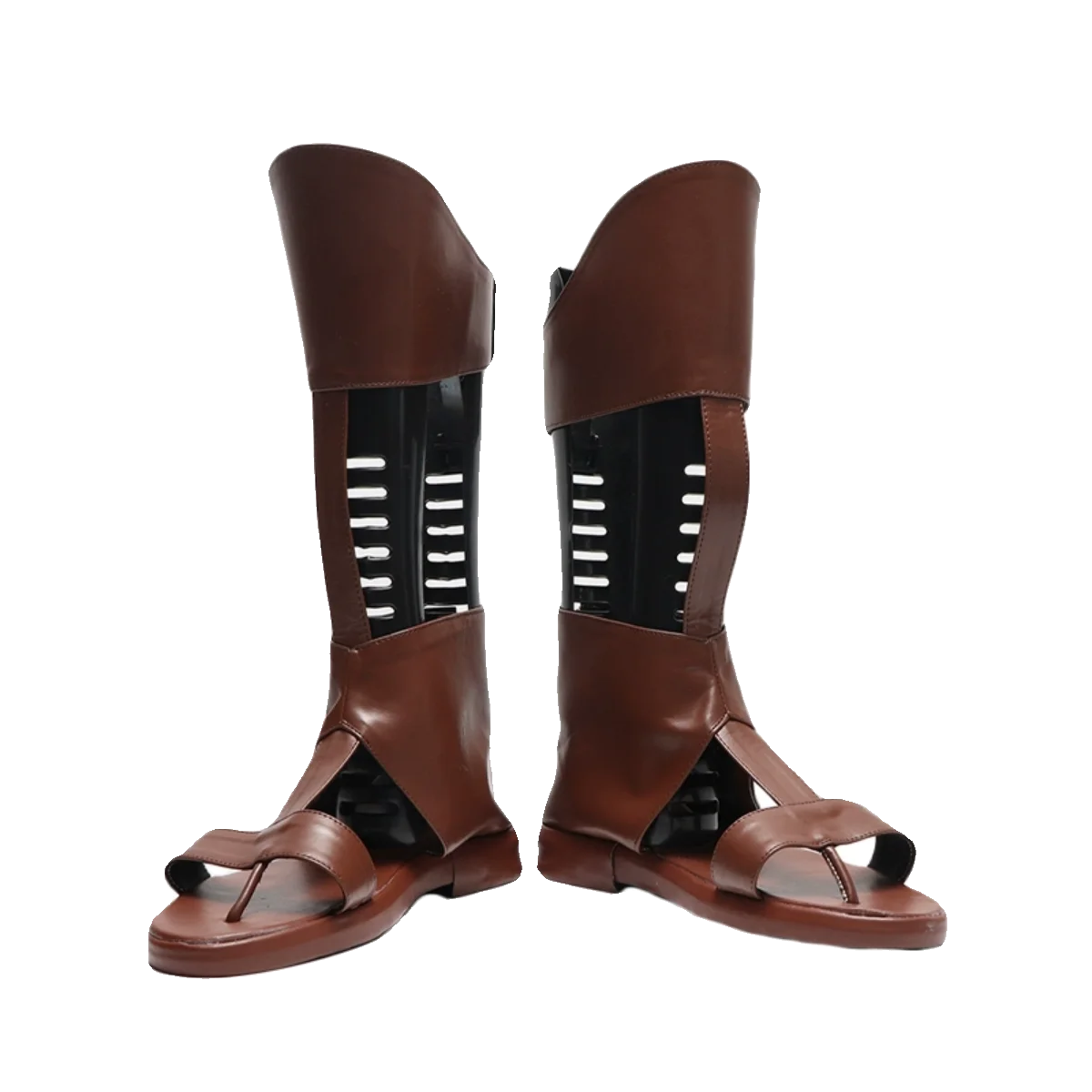 Anime Hercules Cosplay Brown Shoes Halloween Carnival Shoes Custom Made Any Size