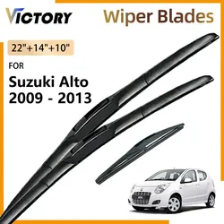 3x Front Rear Wiper Blades For Nissan Pixo Suzuki Alto 800 2011 2009 - 2013 2012 2010 Windshield Windscreen Window Brushes Parts