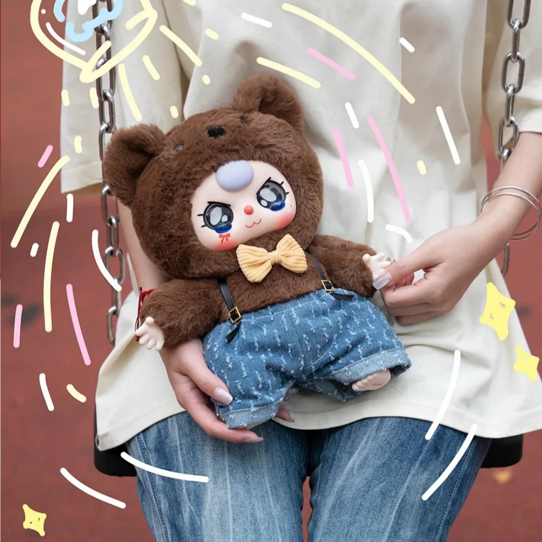 새로운 정품 베이비 3 V3 400% 시리즈 블라인드 박스 비닐 봉제 인형 조수 놀이 카와이 잠자는 인형 어린이 선물