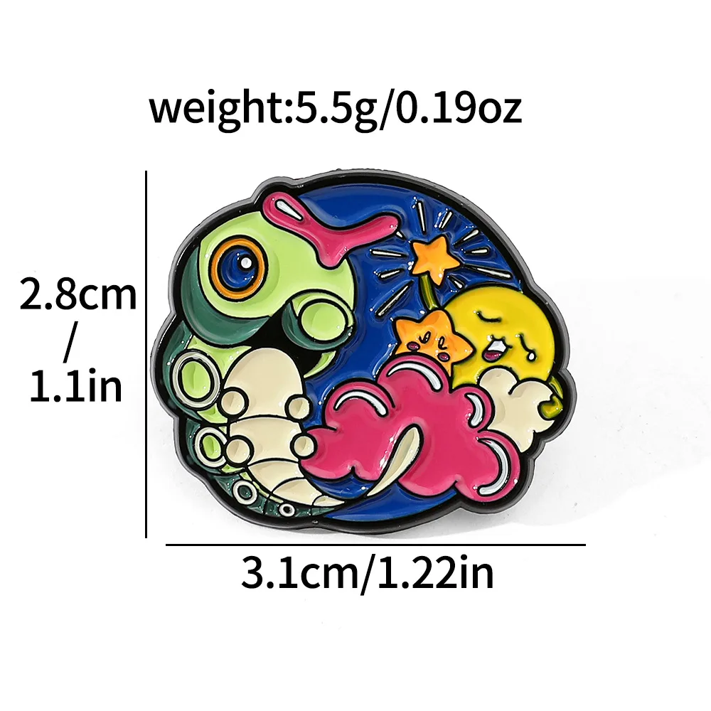 2024 New Cute Cartoon Creative Pok é mon Metal Badge Pok é mon Pet Pok é mon Reachable Duck Brooch Pin