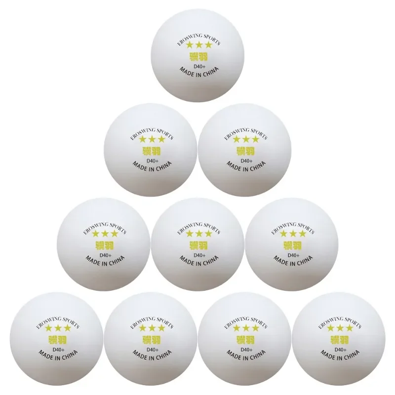 

2024 100pcs 3 Stars Table Tennis Balls New Material ABS Plastic 40mm+ Diameter 2.8g/pc Professional Ping Pong Ball for Training