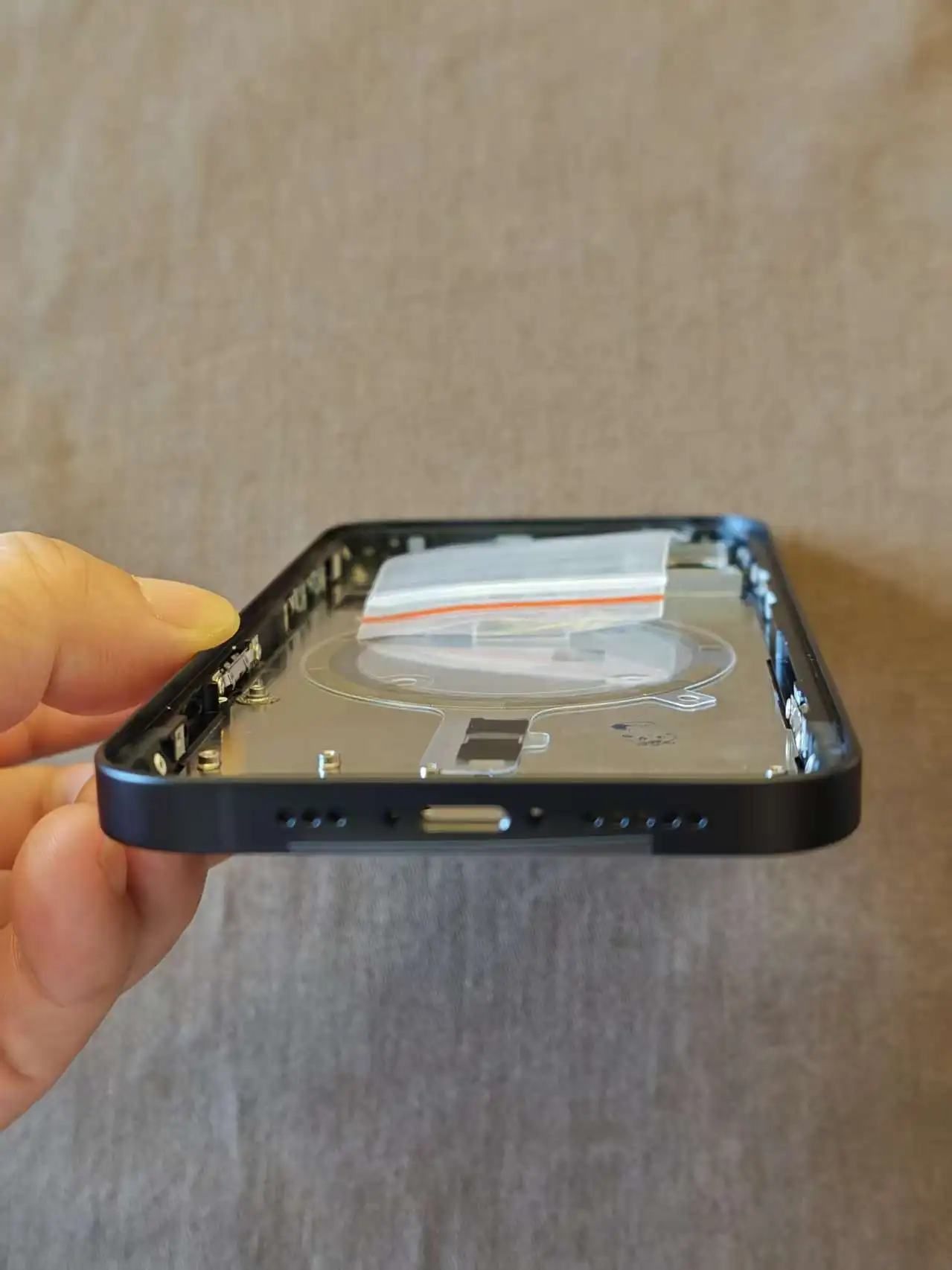 Happy Sale for IPhone12 Frame/Housing Whole Sale - Back Glass Included with Button & SIM Tray - Mesh And Mag Net Features