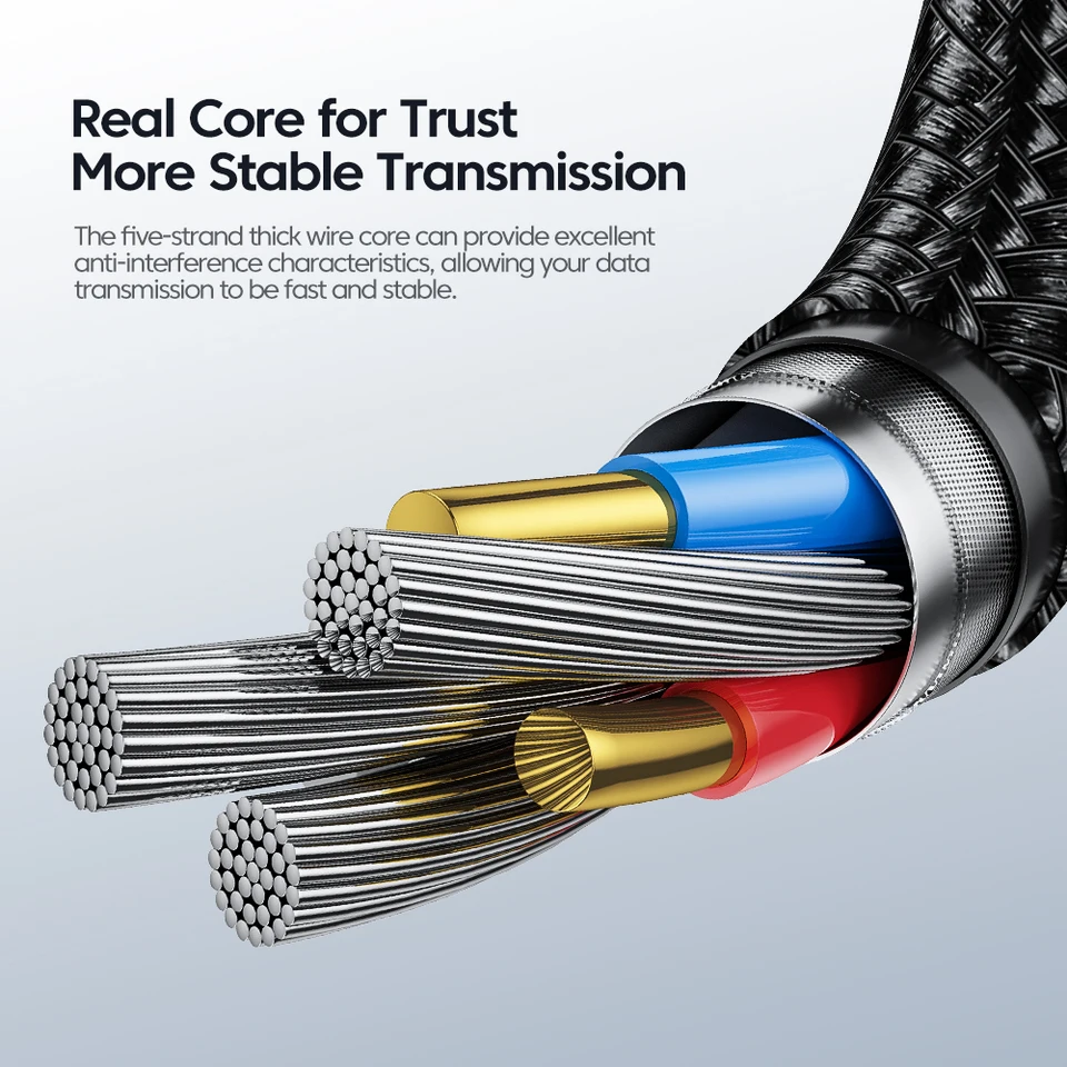 Cable Toocki 6A USB a tipo C para Huawei Xiaomi PD 100W carga rápida y datos para Samsung Oneplus 6
