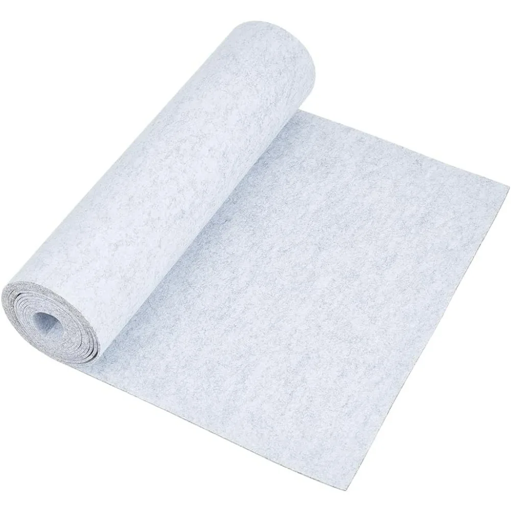 

118x15.75 Inch Light Grey Felt Roll 2mm Thick Craft Felt Fabric Soft Fabric Sheets for DIY Arts Crafts Decorations Patchwork