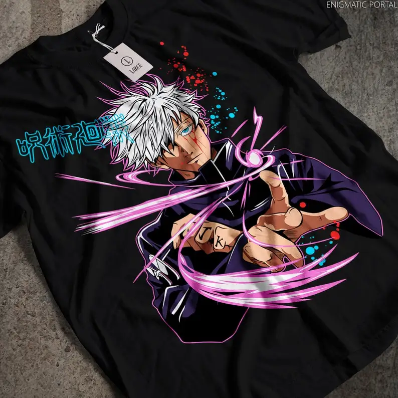 Satoru Gojo Shirt, Jujutsu Kaisen, Yuji Itadori, Suguru Gueto, Fushiguro, Sukuna, Toji Fushiguro