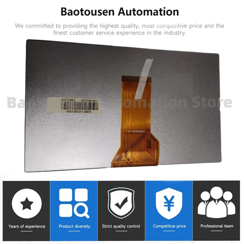 100% original test LCD SCREEN 800×480  WVGA 50Pin RGB WLED AT070TN92 V.X AT070TN94 7 inch + Touchpad