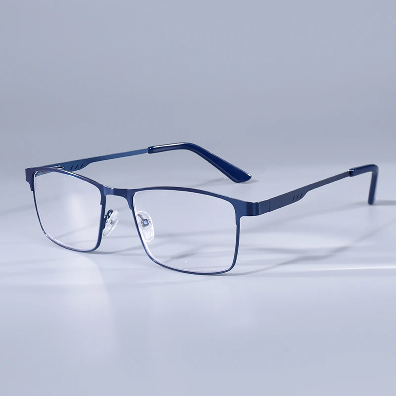 Mai Blume Vollformat Metall Lesebrille Für Männer Oversize Brillen Männer Platz Anti Blaues Licht Brillen + 75 + 125 + 175 – Detail 9