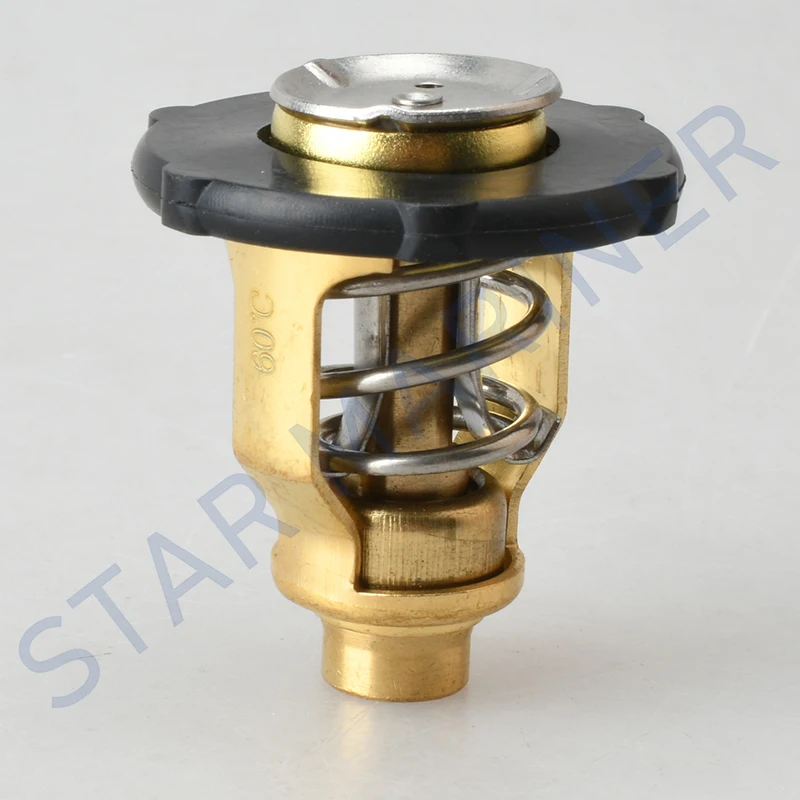 6FP-12411-01 Thermostat 60℃ 140℉ for Yamaha Outboard Motor 75HP 90HP F75B F90B VF90A 4T 6FP-12411 6FP-12411-00
