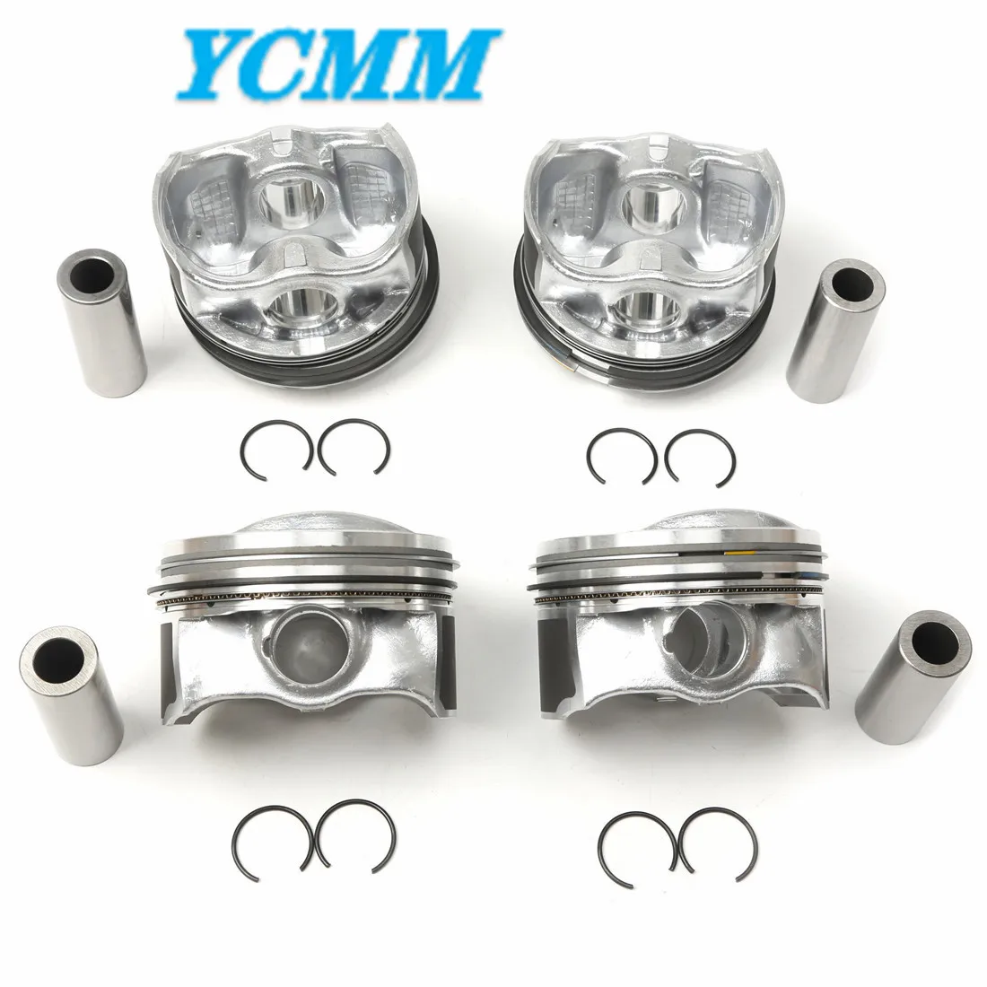 

06H 07065CP Modified Engine Piston&Rings Assembly Set Pin 21mm 1.8TFSI For Audi A3 A4 A5 TT VW Passat B6 CC Skoda Seat