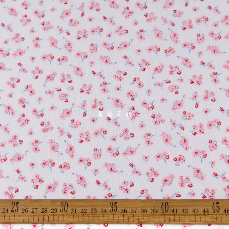 Cotton Linen Jacquard Fabric Soft Skin Friendly for Shirt Clothing Dress Designer Diy Sewing Material Cloth By The Meter