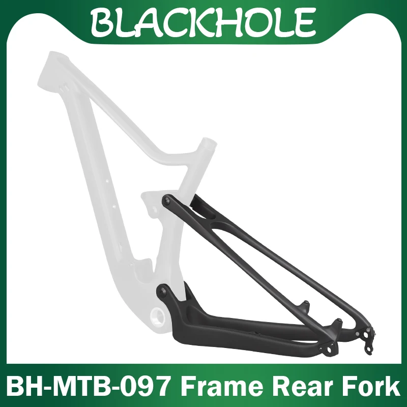 Carbon Full Suspension Frame Rear Fork for BH-MTB-077/097/107 Model Bike Frame Thru Axle 148x12mm Fit For 29inch Max 2.35 Tire