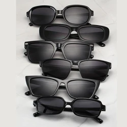 6PCS Black Combination Fashion Versatile Sun Glasses New Trend Summer Travel Sunglasses