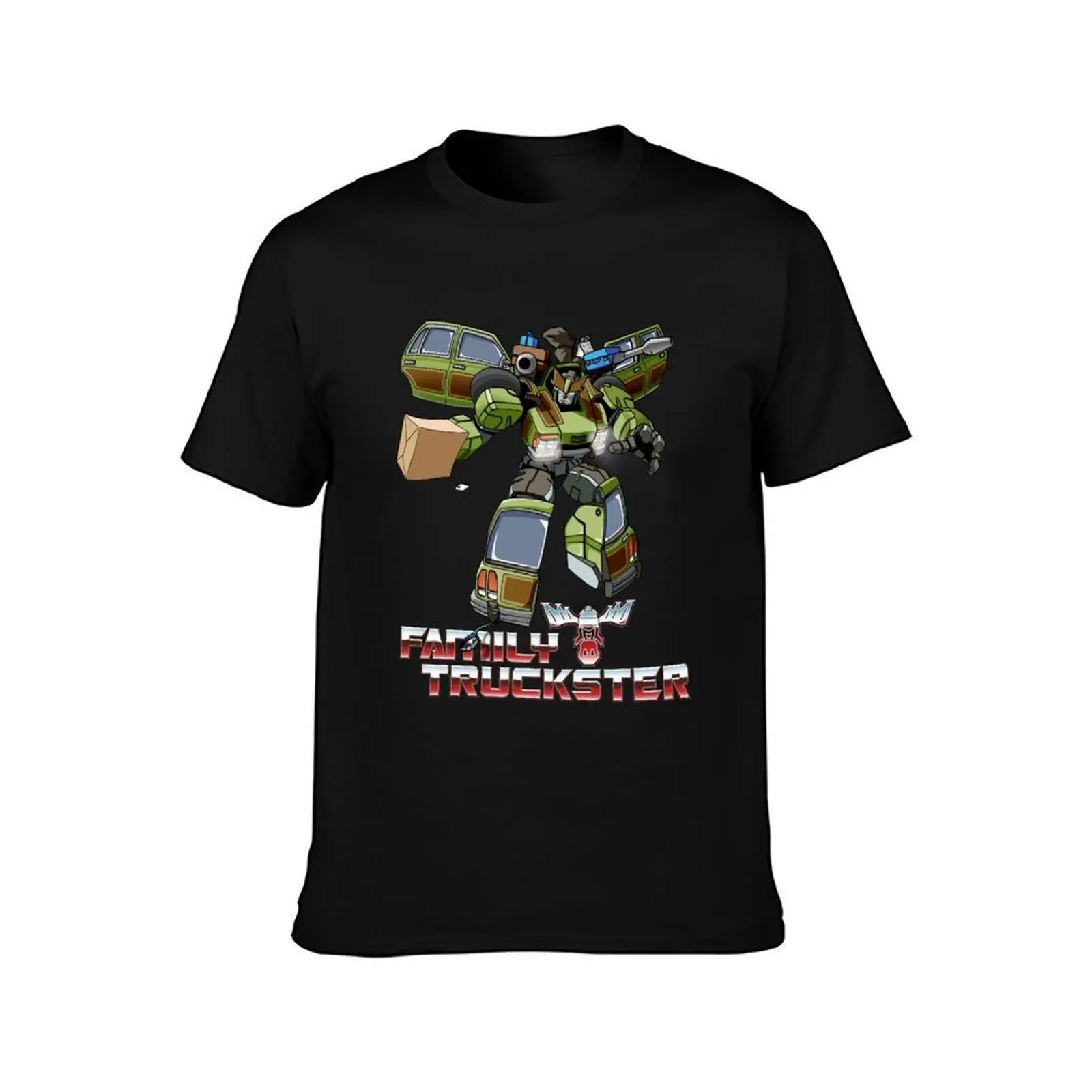 Family Truckster Transformer T-Shirt Street Style Casual Tee Shirt T-Shirt