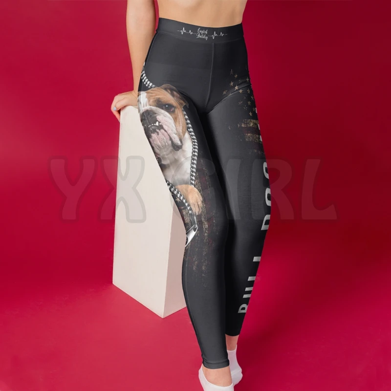 YX GIRL Women's For Girl German Shepherd   3D Printed Leggings Sexy Elastic Female Skinny Leggings Gothic Yoga Leggings