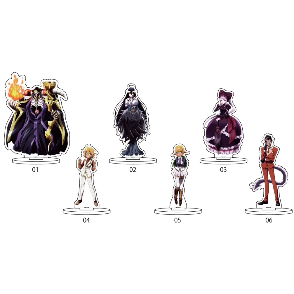 

Игра Ainz Ooal Gown Albedo Shalltear Bloodfallen Demiurge, акриловая кукла-подставка, аниме-фигурка, модель, тарелка, игрушка для косплея в подарок