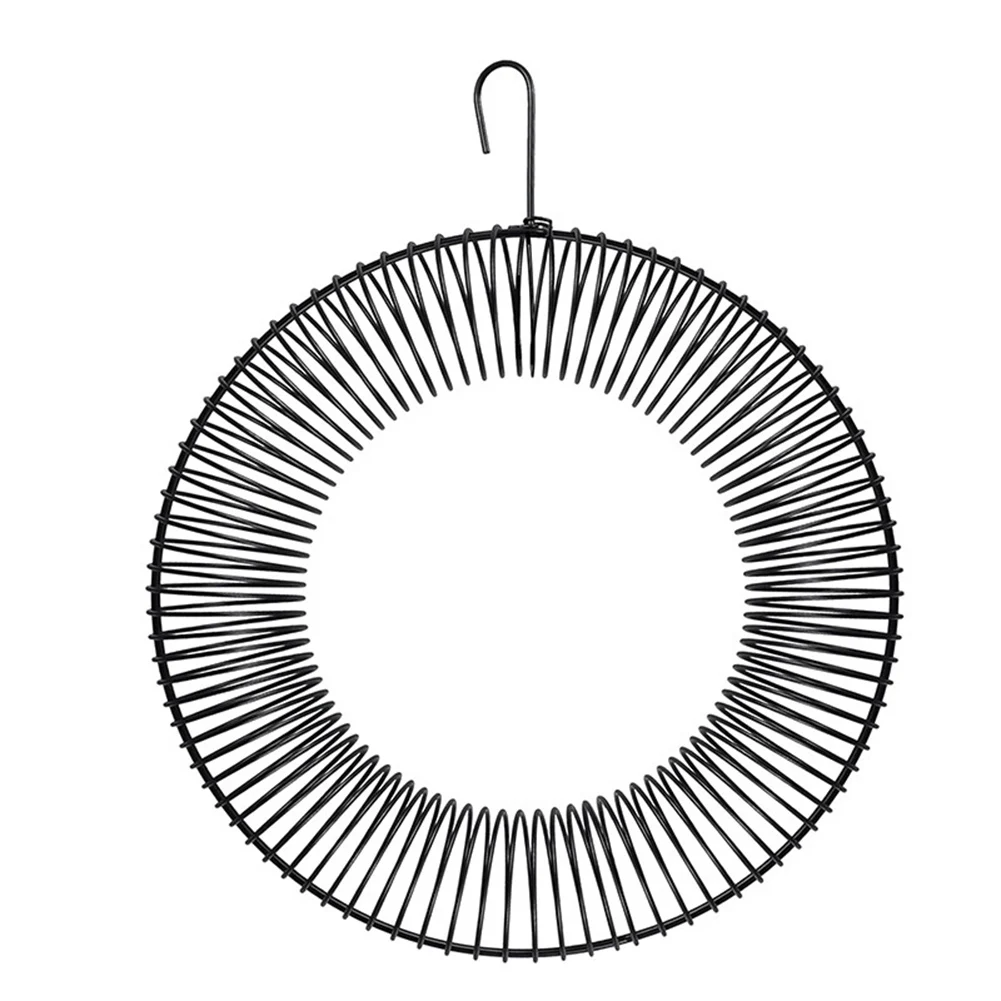 

Sturdy Wreath Bird Feeder for Gardens Hanging Design Made of Steel Perfect for Feeding and Attracting Wild For birds