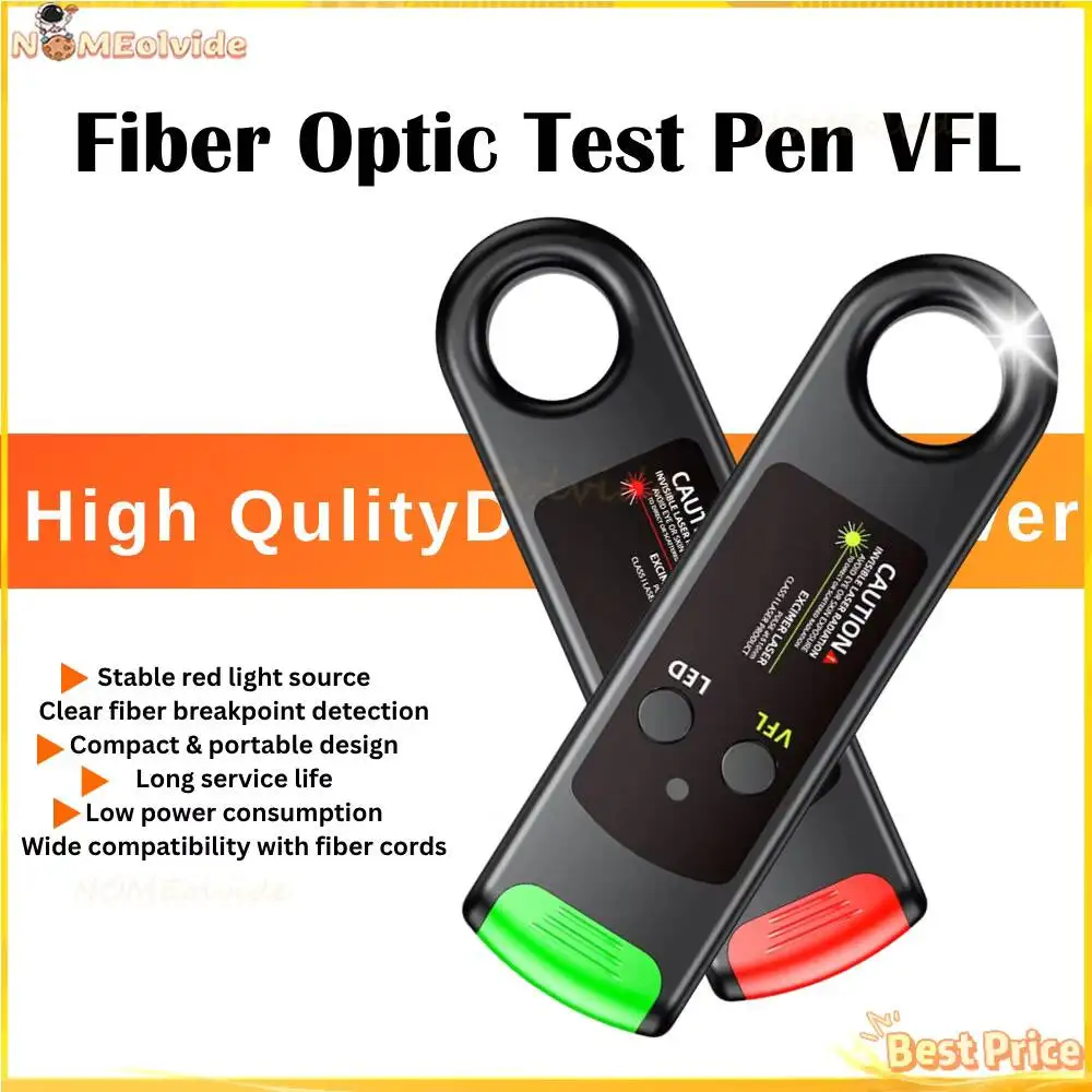 Visual Fault Locator Rechargeable Type C 15/30/50/80/100Mw VFL Fiber Optic Green Light