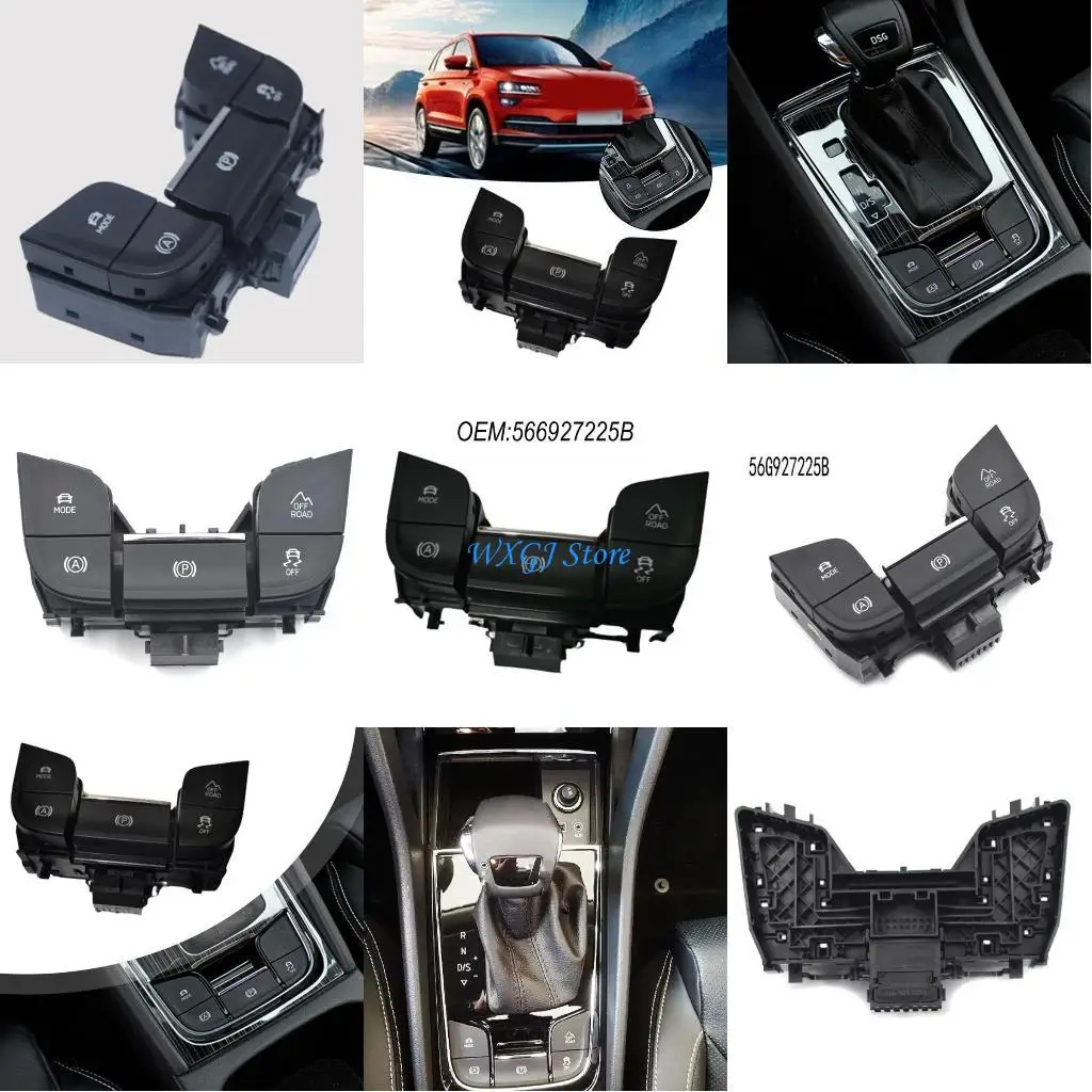 

37JE Quick Install LHD Handbrake Hand Brake Switches For Kodiaq Replacement Accessories