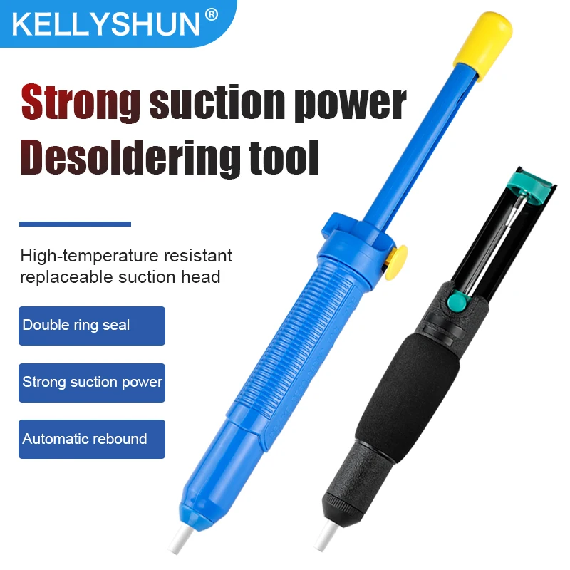 

KELLYSHUN Solder Sucker Desoldering Pump Suction Tin Gun For Electronic Component Welding Repair Tool