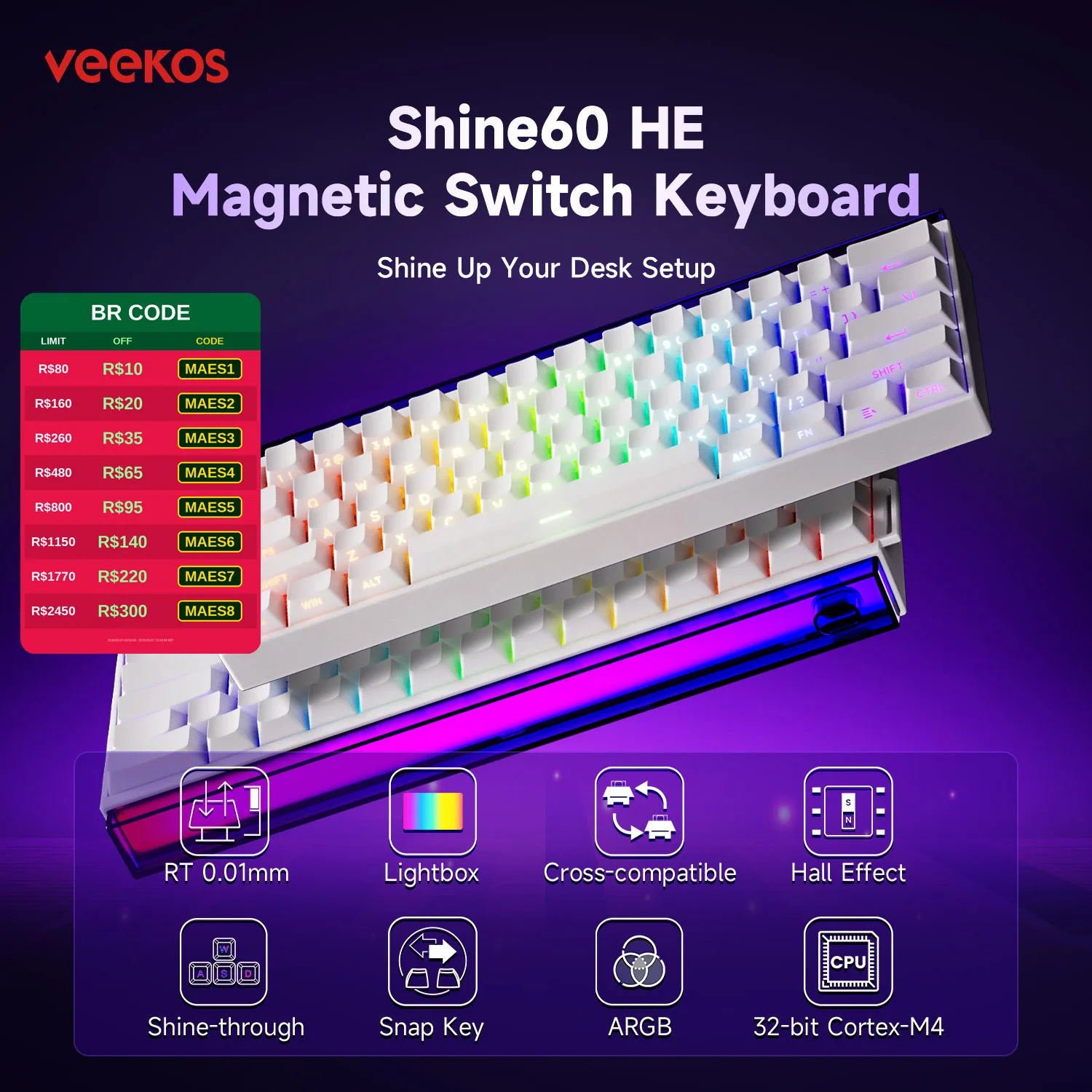 akko-x-veekos-shine60-he-magnetic-switch-keyboard-60-rapid-trigger-keboard-rt-001mm-snap-key-custom-keyboard-for-esports-gamer