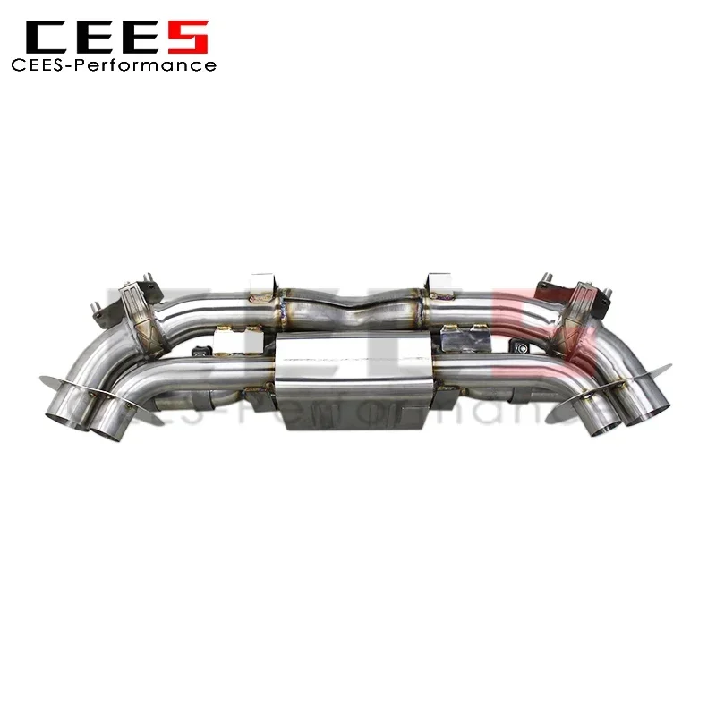 CEES  Catback Exhaust System for OEM Porsche 911 992 3.0T 2019-2024 Racing Sport Car Stainless Steel Exhaust Pipe Muffler Escape