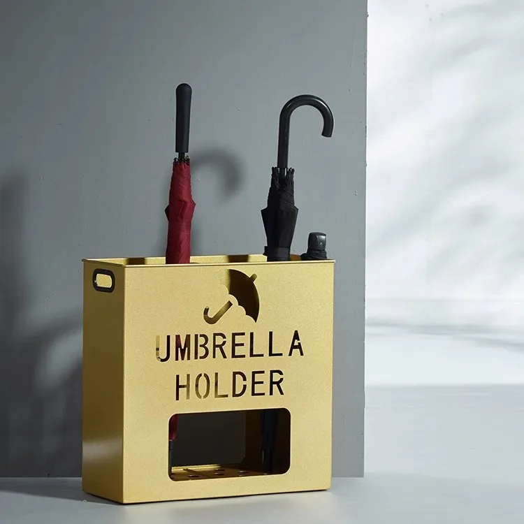 

Hotel umbrella rack Hotel lobby storage rack Household umbrella storage bucket Hanging umbrella barrel at the entrance