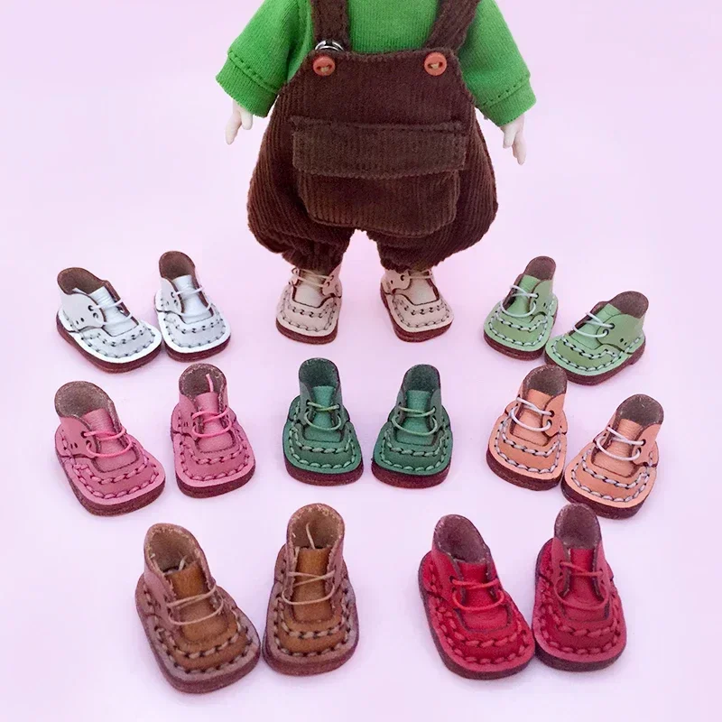 

ob11 baby shoes ymy plain body square gsc 1/12 bjd clay human leather shoes doll shoes doll accessories