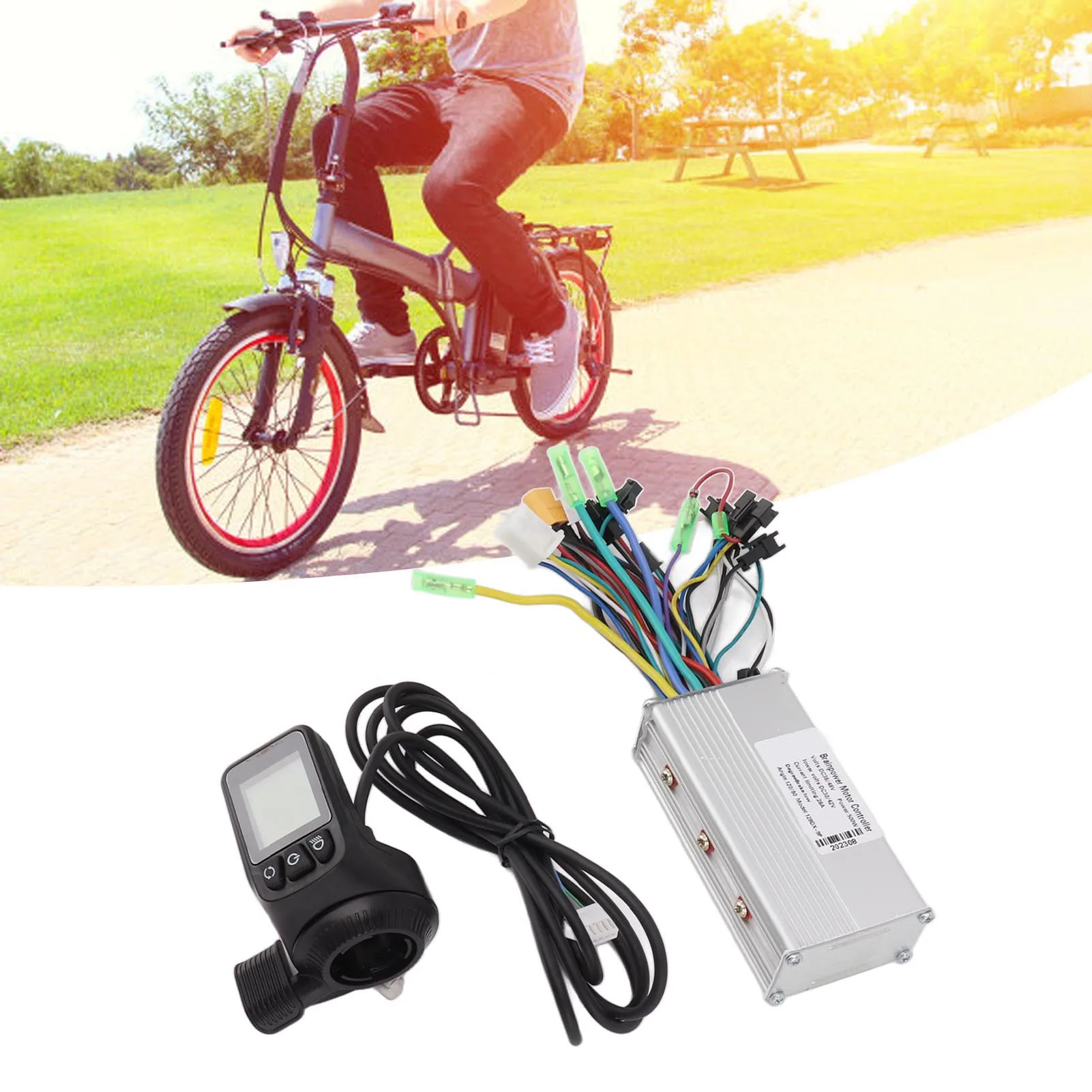 

Sine Brushless Controller ABS Aluminum Alloy Electric Brushless Controller Kit Waterproof 36V 48V 500W for Cycling