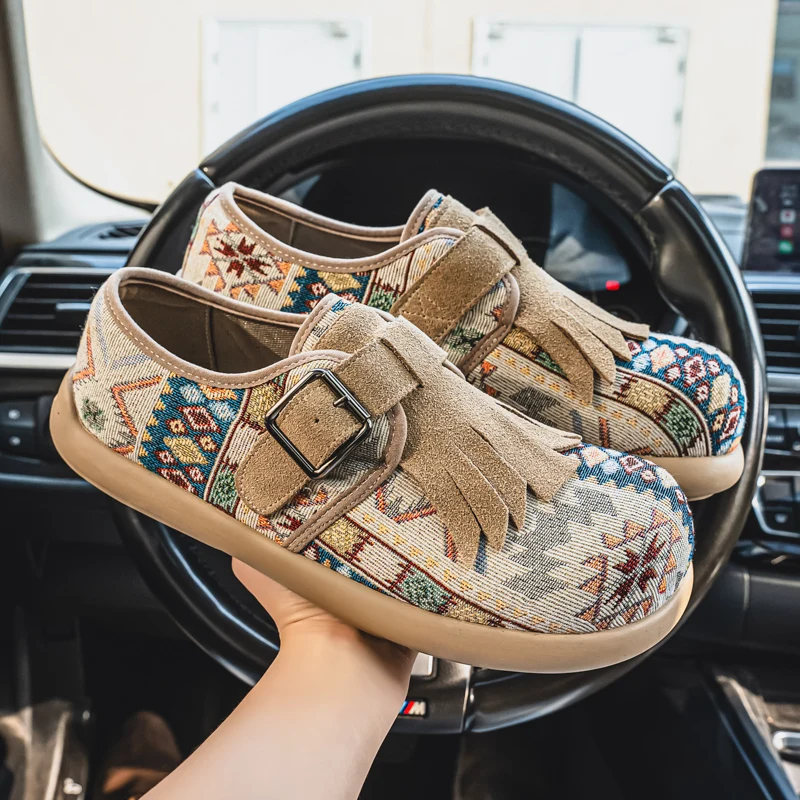 Sneaker Casual Plus Size 45 46 Men Designer Easy Matching Loafers Fashion Leather Shoes Summer Slippers Trend Cool Driving Shoes