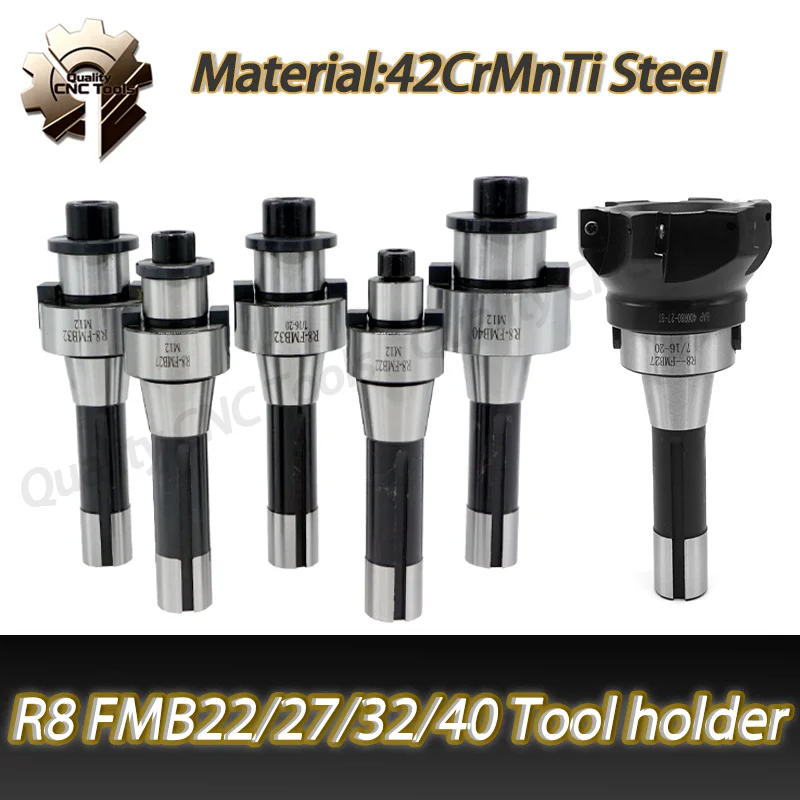 

Шпиндель R8, фреза с ЧПУ FMB22 FMB27, резьба 7/16, держатель инструмента M12 для кре400r/bap300r, адаптер для торцевой фрезы