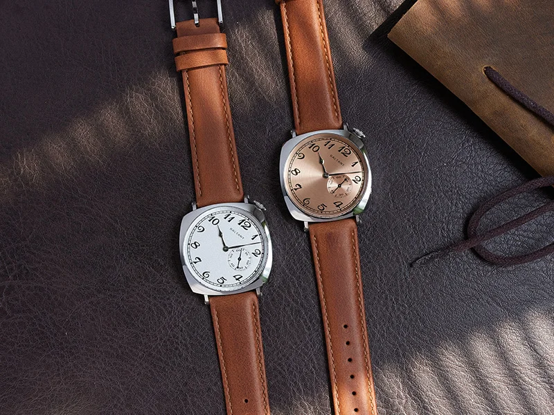 Baltany S4046 Herren-Automatikuhr, 38 mm, quadratisch, mechanische Armbanduhr, 50 m wasserdicht, Saphirspiegel, Seagull ST1701, kleine Sekunde, Di – Detail 2