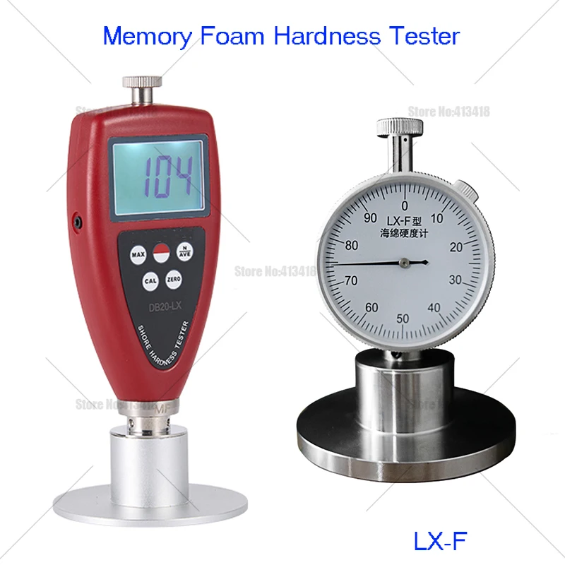 Digital Memory Foam Hardness Slow Rebound Tester Sponge Memory Foam Hardness Tester AS-120MF Resolution 0.1hmf LX-F