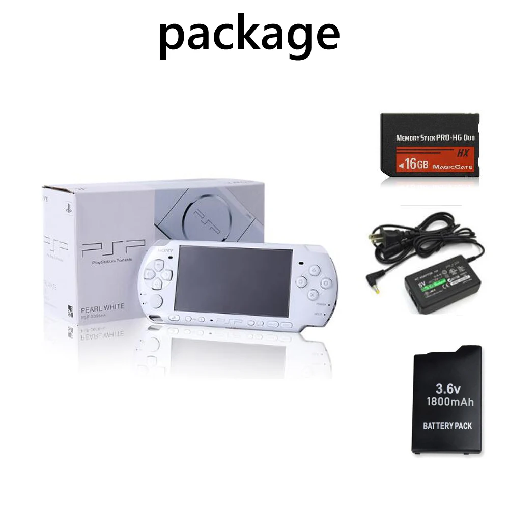 Original PSP 3000 with 128G free game play console classic nostalgic handheld GBA handheld arcade