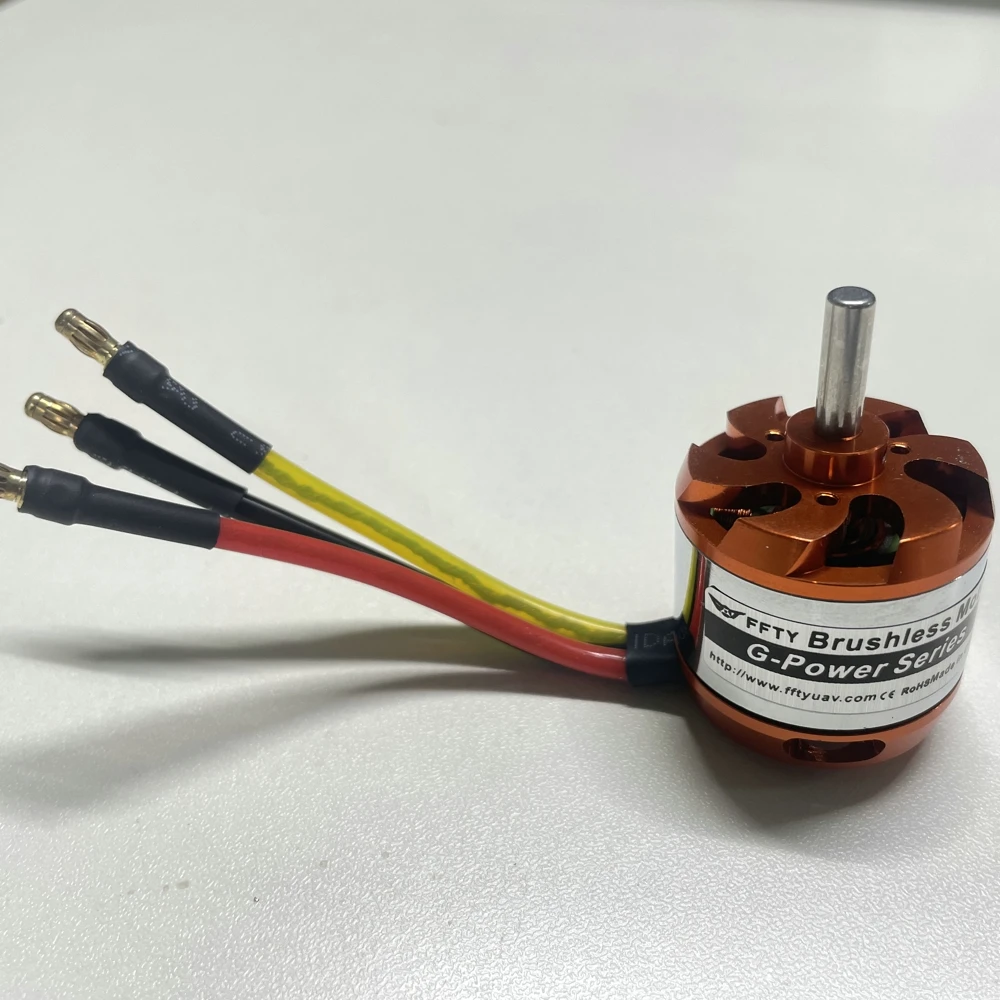 D3548 3548 790KV 900KV 1100KV Brushless Motor 3~5S Lipo 5mm Shaft Diameter Gold and Silver Suitable For RC Fixed-wing Drones