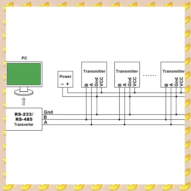 

A45U RS485 Датчик температуры и влажности Modbus RTU Датчик температуры Цифровой промышленный датчик температуры и влажности Настенный монтаж