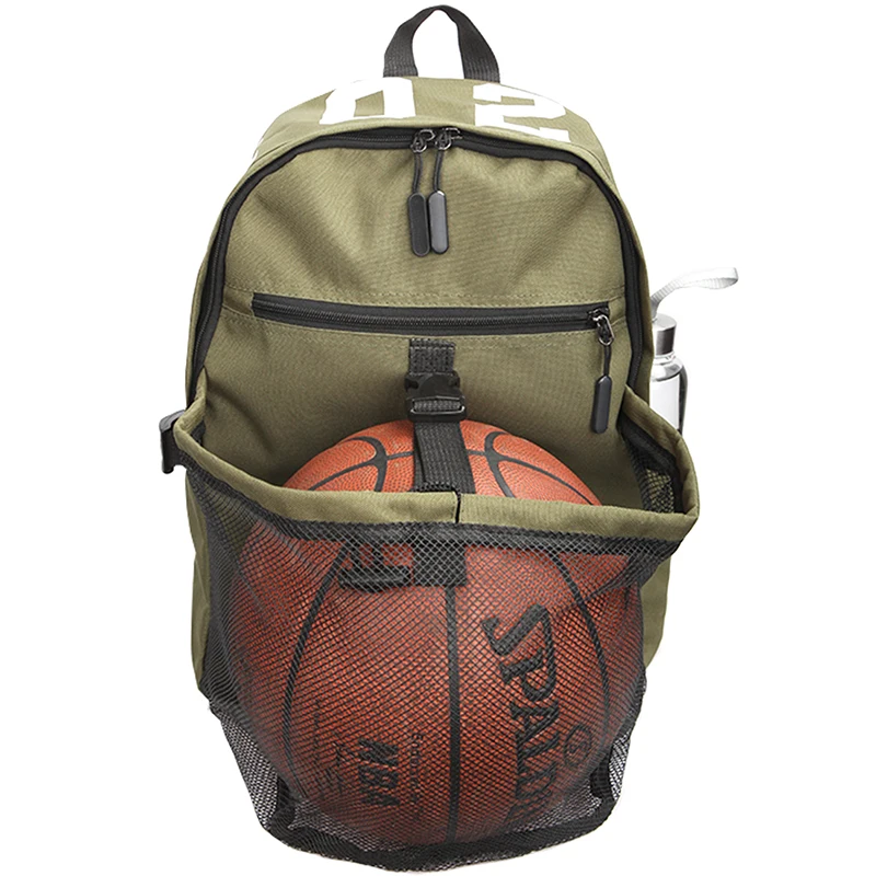 20-25L Portable Drawstring Basketball Backpack Mesh Bag , with Kettle Pocket  Rucksack Outdoor Sports Traveling Gym Yoga