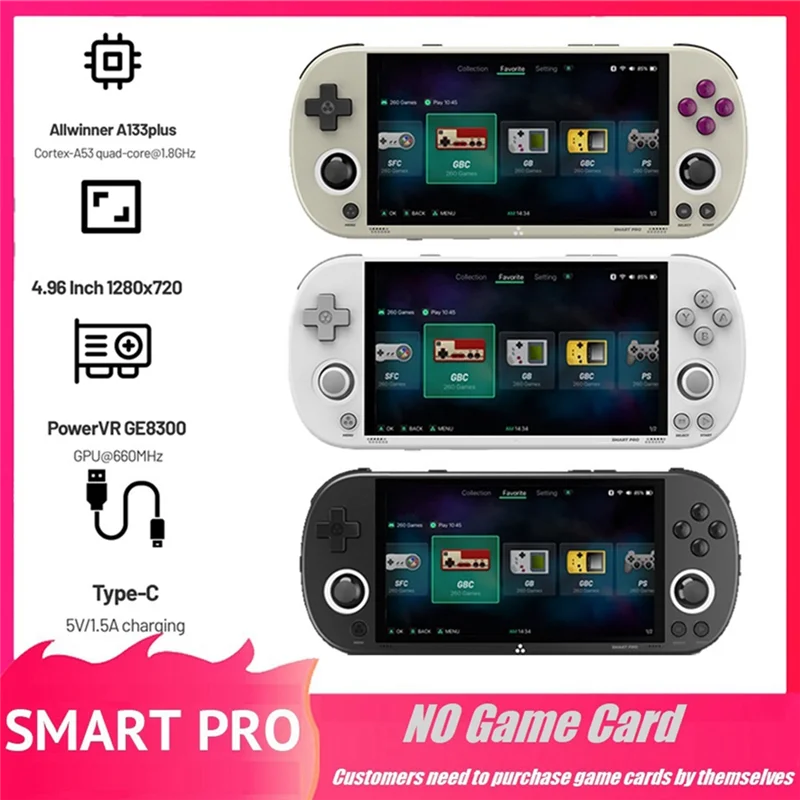 

Hot-For Trimui Smart Pro Game Console Open Source Linux Retro Video Game Console Support For GBC GB SFC Multiple Emulators
