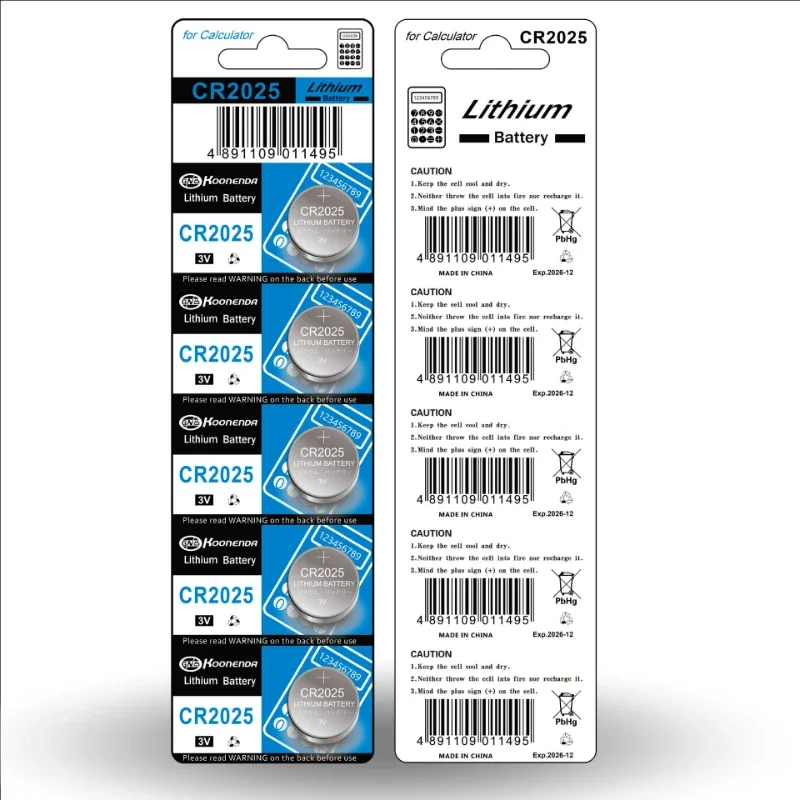10pcs160mAh CR2025 Battery Coin Cells CR 2025 DL2025 BR2025 LM2025 ECR2025 3V Lithium Button Battery For Watch Car Remote Key