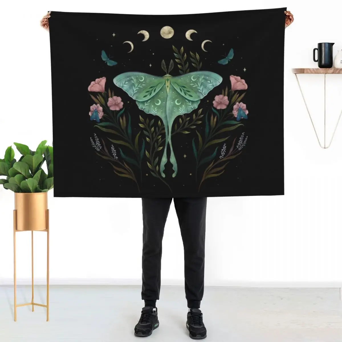 Luna and Forester Throw Blanket for sofa Sofa Quilt warm for winter funny gift Softest Baby Blankets