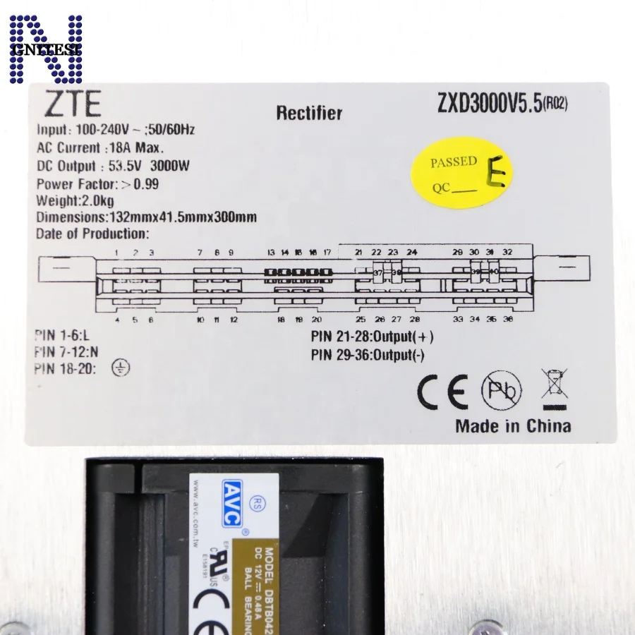 Original N Original N ZXD3000(V5.5) Módulo de fuente de alimentación rectificador ajustable, potencia de comunicación 18A 3000W