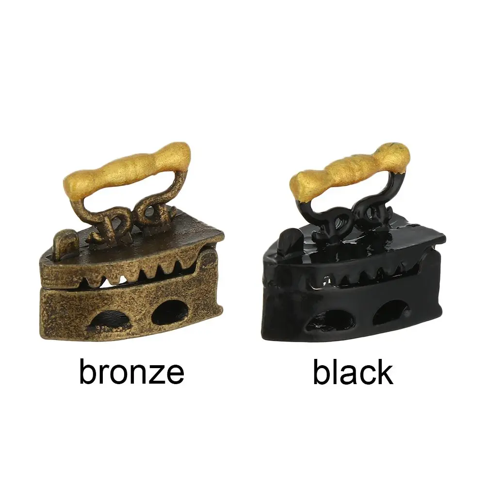 Gift  Accessories   Ironing Clothes Dollhouse Miniature Iron Mini Vintage Tool  House Furniture