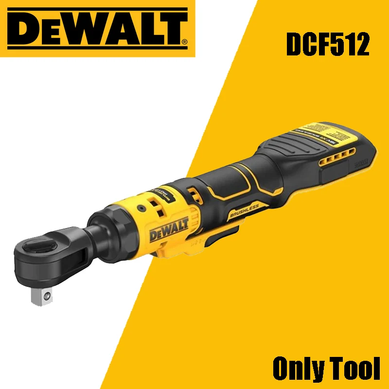 dewalt brushless power wrench alavanca led chave de catraca sem fio velocidade variavel dcf512 20v max pol 70 ft lbs torque 01