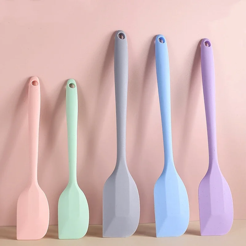 Baking Tools Spatula Silicone Spatula Cream Scraper Stirring Knife  Butter Pastry Blenders Salad Mixer Food Grade Kitchen tool