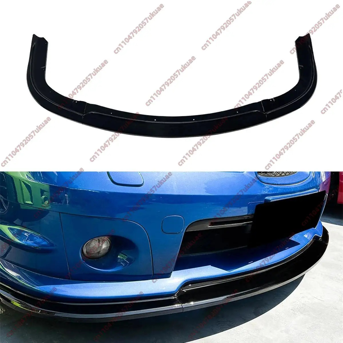 

Front Bumper Lip Splitter For Subaru Impreza R / WRX / WRX STi 2006-2008 Spoiler Diffuser Under Chin Apron Guard Bodykits Tuning