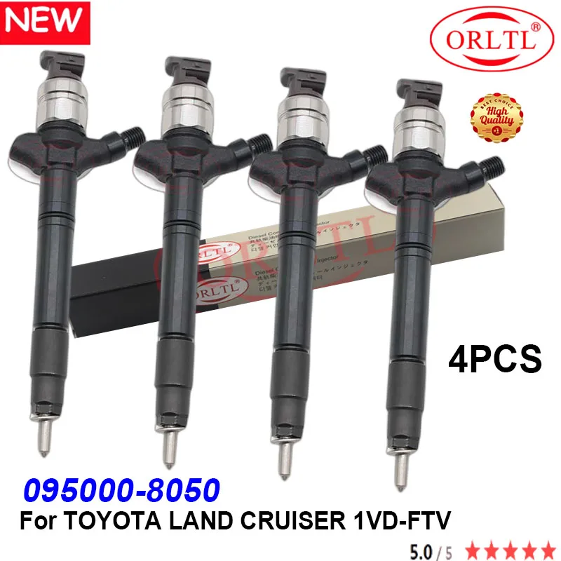 4PCS 095000-8050 New Diesel Fuel Injector Nozzle 0950008050 095000 8050 For TOYOTA LAND CRUISER 1VD-FTV 4PCS/LOT