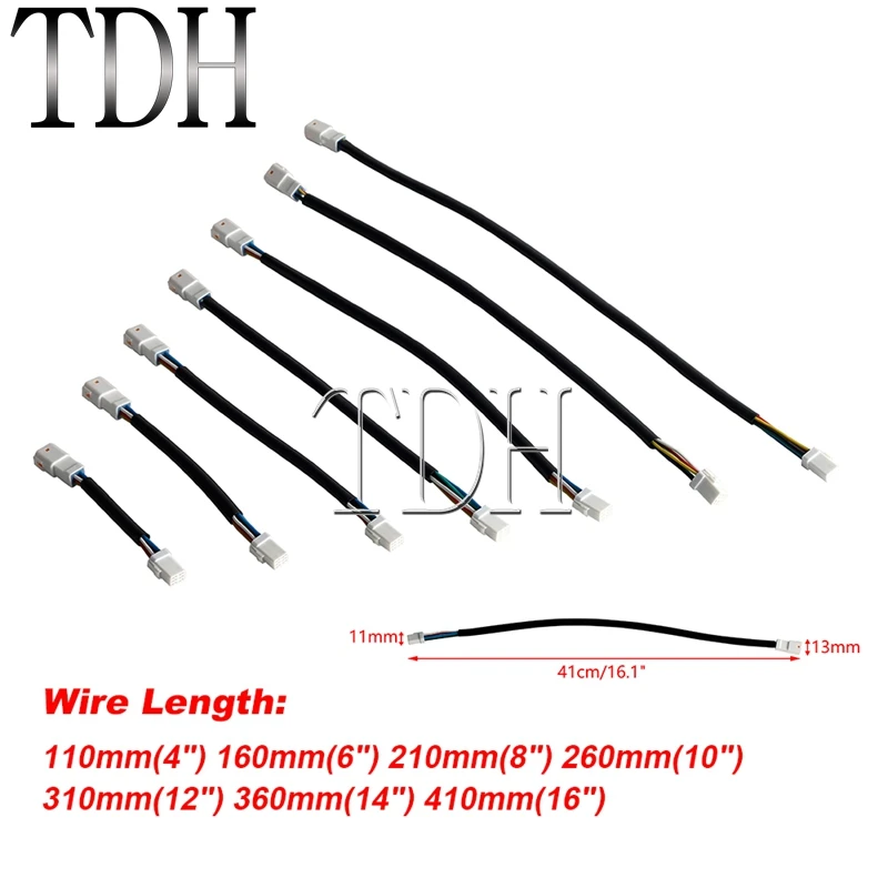 

110mm-410mm Handlebar Switch Wiring Harness Extension Throttle Wire Cable For Harley Street Bob FXBB Low Rider FXLR Fat Bob FXFB