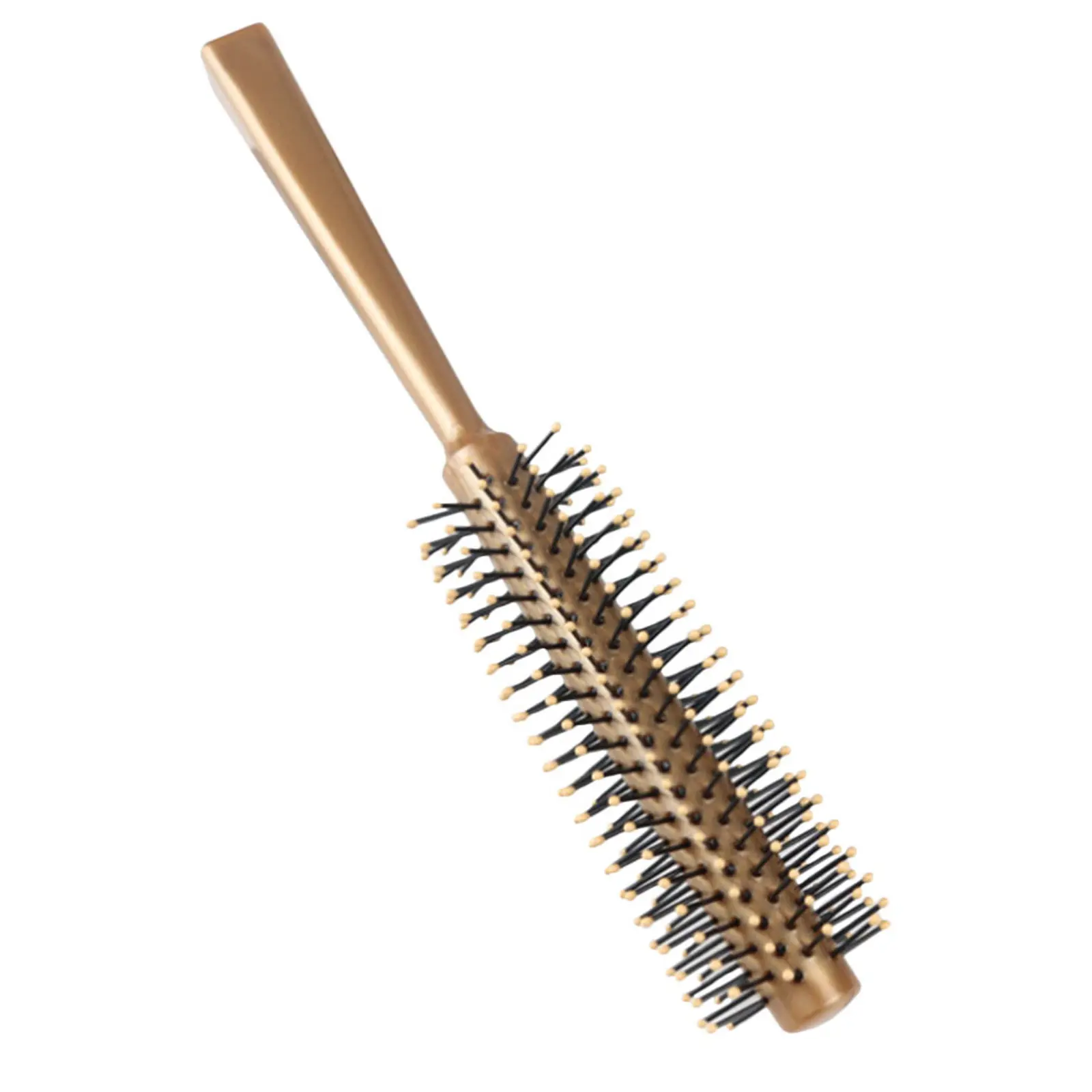 

Round Hair Brush Roller Comb Sturdy Blow Dry Styling Brush Small Portable Travel Blow-Drying Hairbrush for Curling and Soft Hair