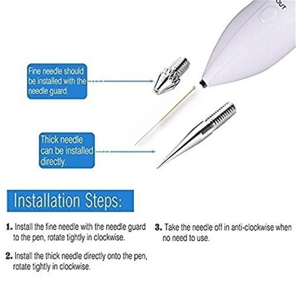 Machine Accessories Skin Dark Remover Laser Needle Roller Mole Removal Pen Needle Freckle Needle  Needles Micro Needle