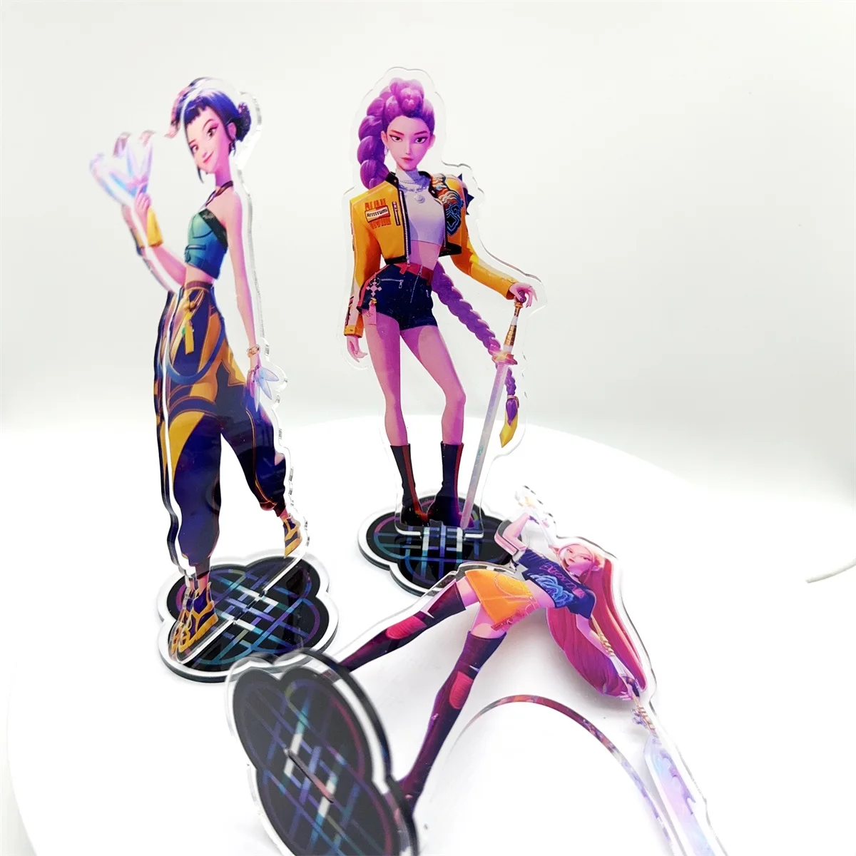 أنيمي KPop شيطان الصيادين الشكل الاكريليك حامل نموذج رومي ميرا زوي عيد ميلاد منضدية الديكور عيد الميلاد المشجعين الهدايا 15 سنتيمتر #3