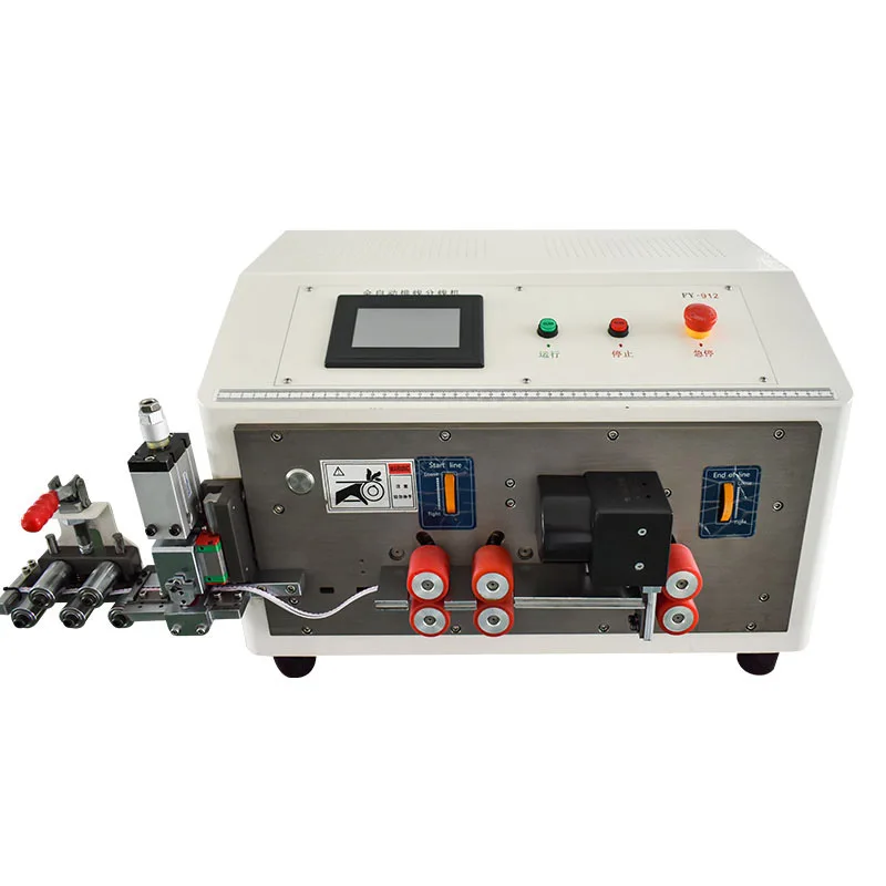 Automatic computer wiring and splitting machine